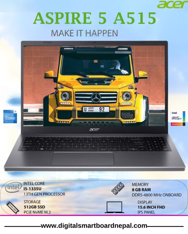 Laptop price in Nepal 2024 | Aspire 5 laptop price in Nepal 2024