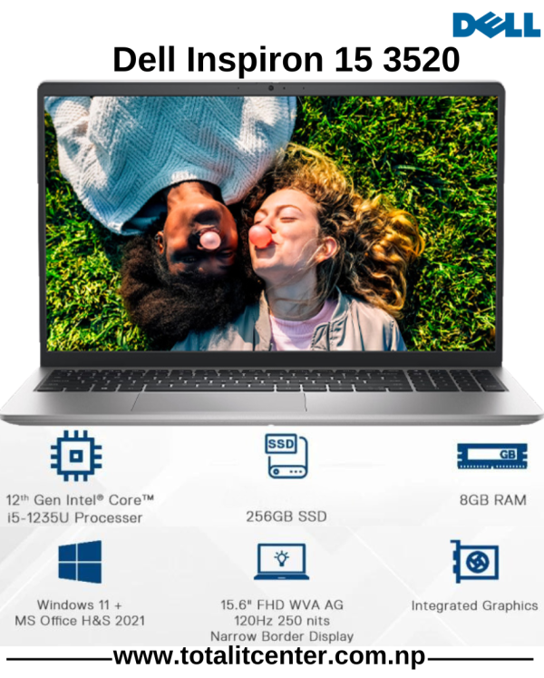 Dell Inspiron 3520 best office laptop 2024: laptop price in nepal