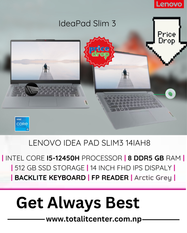 Lenovo IdeaPad Laptop Price in Nepal 2024 : Powerful performance