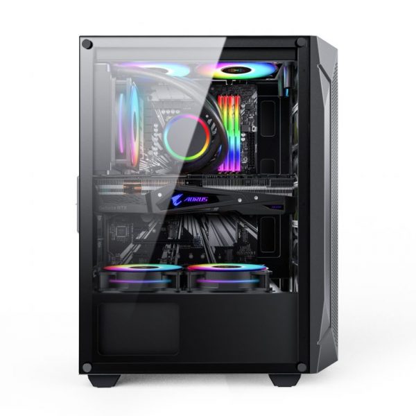PC Case RGB Gaming Casing with 4 RGB Case Fan - Image 2