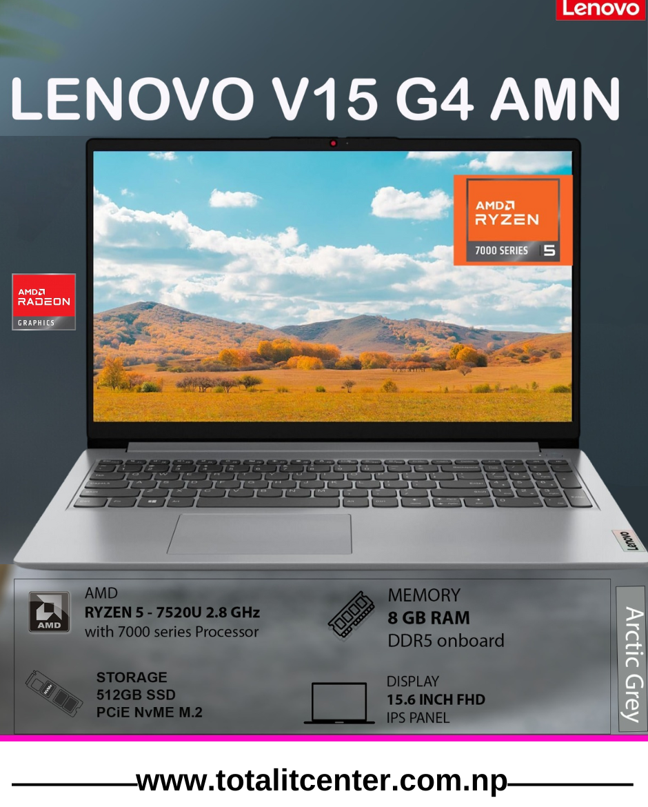Lenovo V15 G4 AMN: Lenovo Laptop price in Nepal 2024