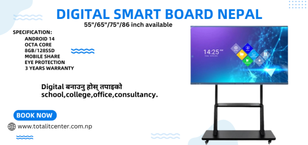 65"-inch 4k Smart board For Classroom with 3 years warranty - Image 3