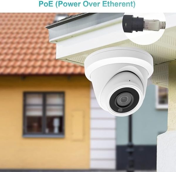 Real HD Tic 4MP PoE IP Turret Dome Camera, 2.8mm Wide Angle - Image 4