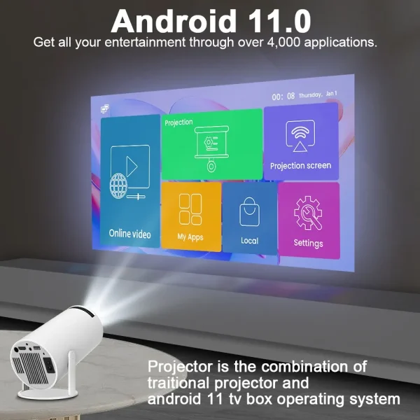 Tic 300pro Projector Android 11.0 Full Hd projector - Image 2