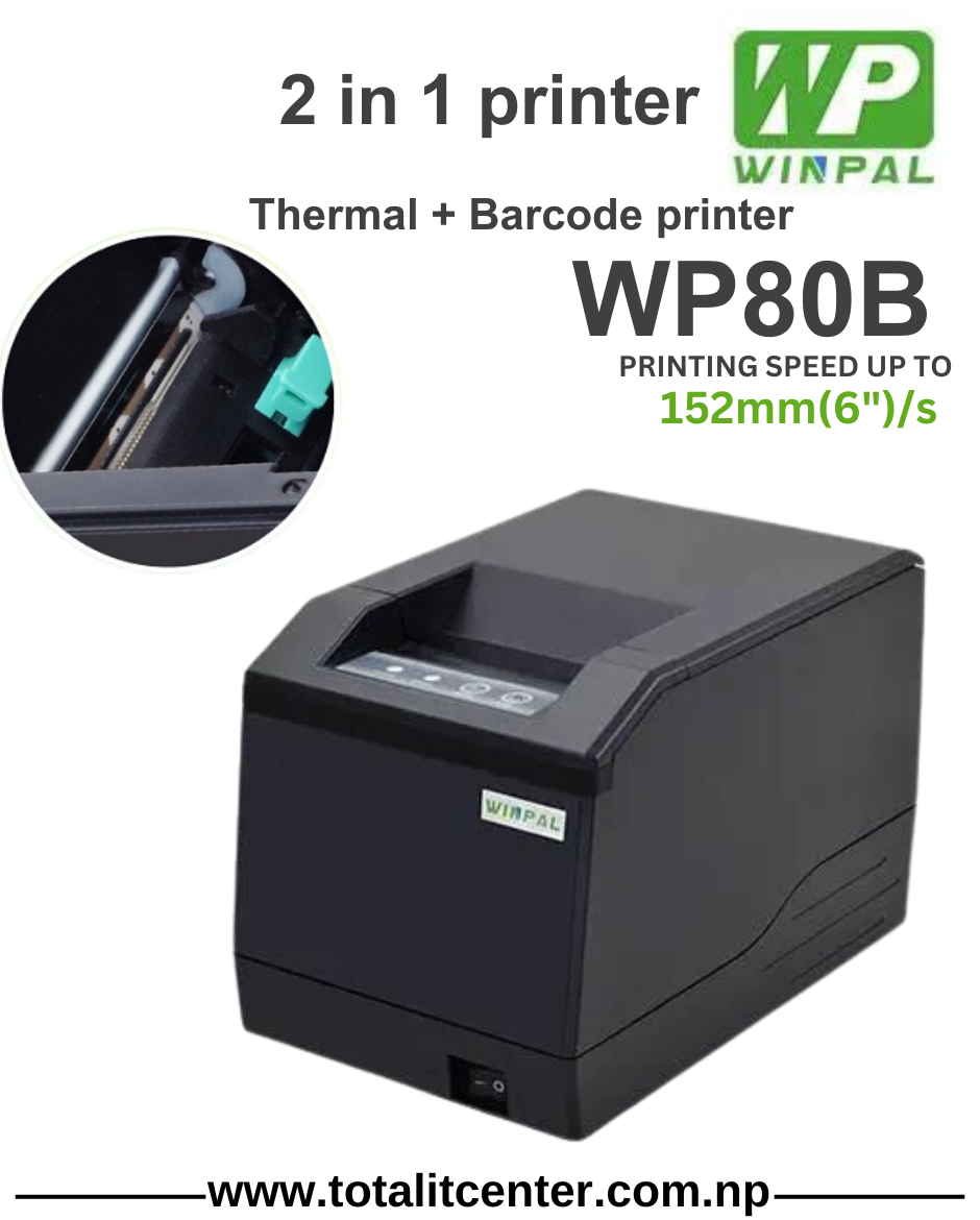 Barcode printer 80b Thermal label printer price in Nepal