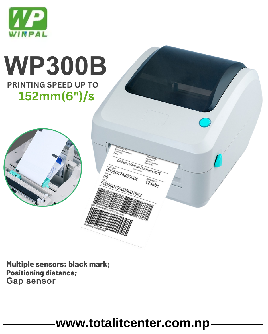 Barcode Printer 300B high quality printer price in Nepal