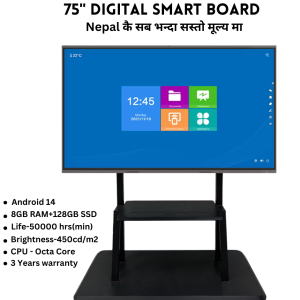 75-inch 4K Digital smartboard for school with 3 years warranty