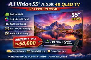 A.I Vision 55 Inch TV in Nepal — 2026 Price, Full Specs & Why It Beats Every Competitor