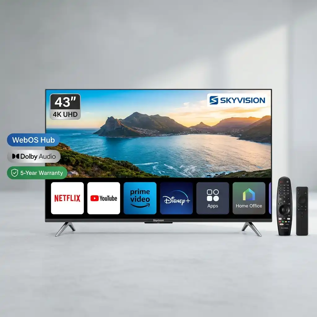 Skyvision 43 Inch 4K UHD WebOS Smart TV 2026 | WebOS TV | Magic Remote | Dolby Audio | 5-Year Warranty - Image 2
