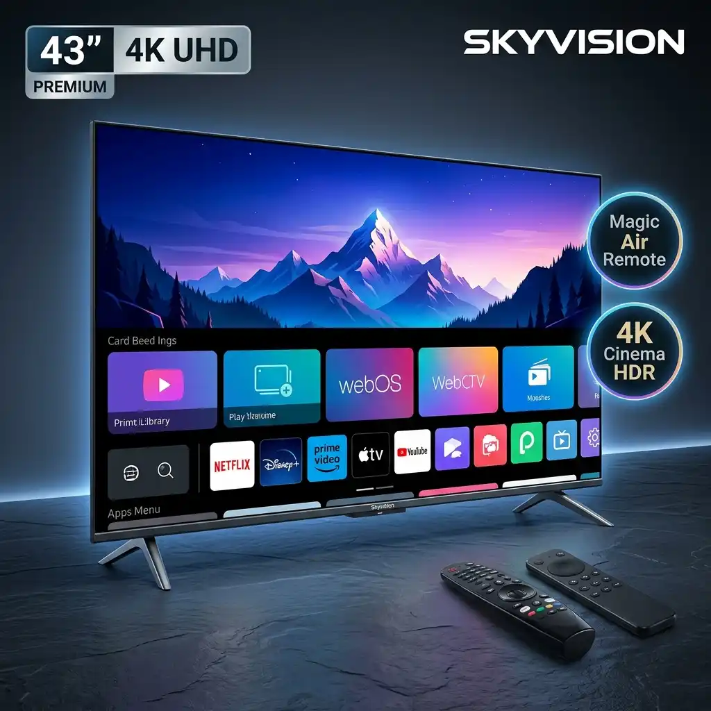 Skyvision 43 Inch 4K WebOS Smart TV Nepal